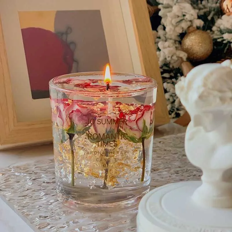 True Flower Aromatherapy Peony Candle Set With Essential Oils, Jelly Wax,  And Hand Gif Durable Fragrance Decoration For Senior Girls Sleeping Room  P230504 From Misihan08, $9.18